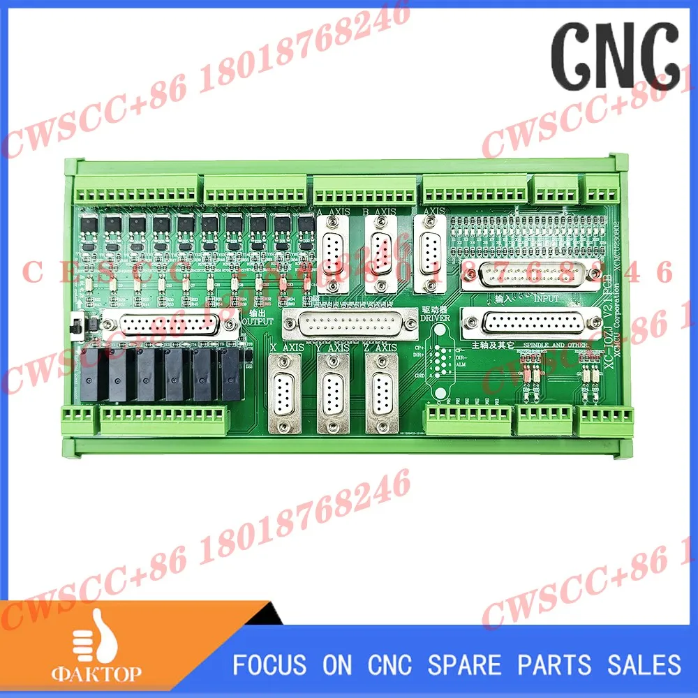 

Integrated Adapter Board Io Board With 4pcs Db25 Parallel Port Cable For Xc609m Xc709m Xc809m Xc609d Xc709d Xc809d Xc609t Xc809t