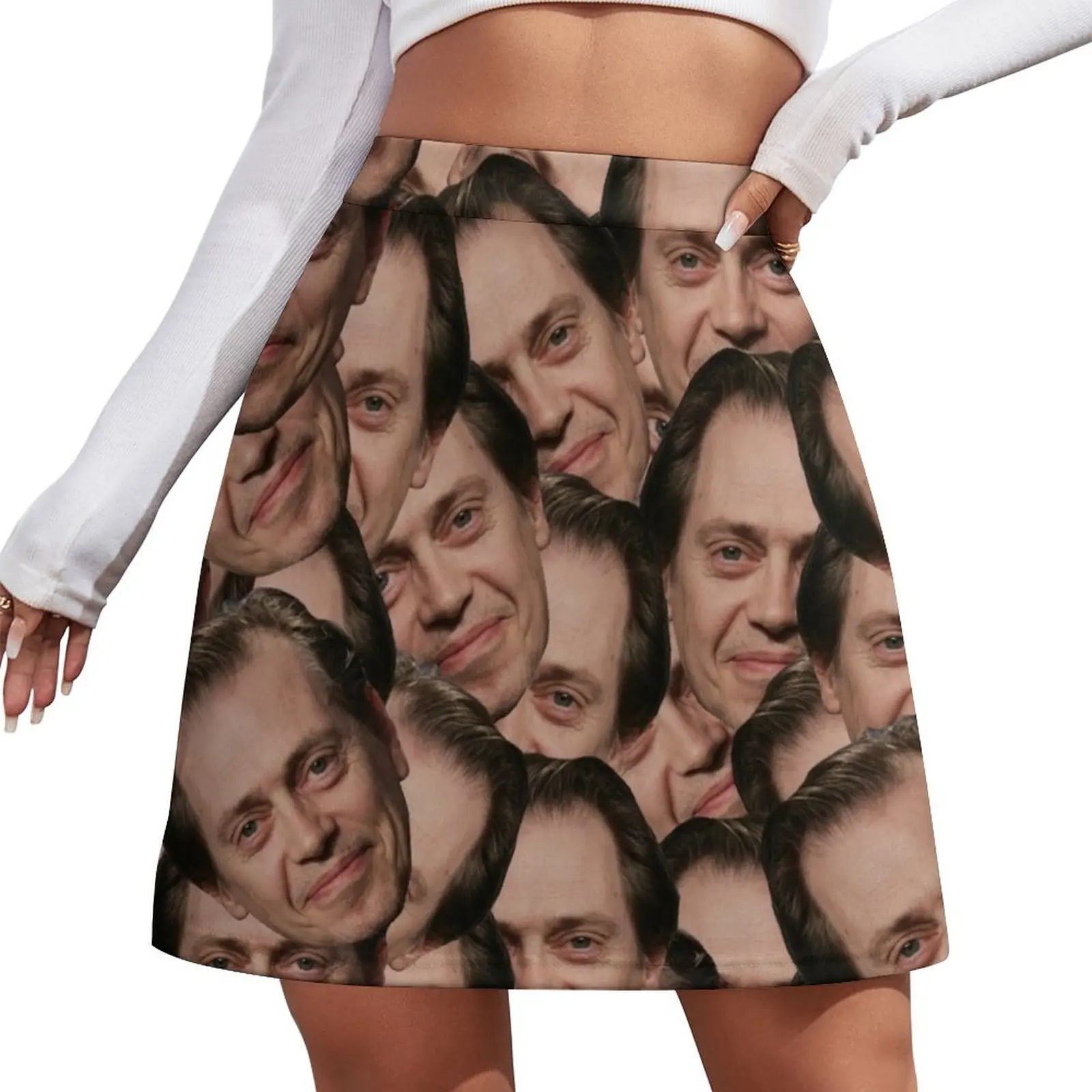 

Steve Buscemi texture Mini Skirt short skirts for women korean style women clothing summer skirts