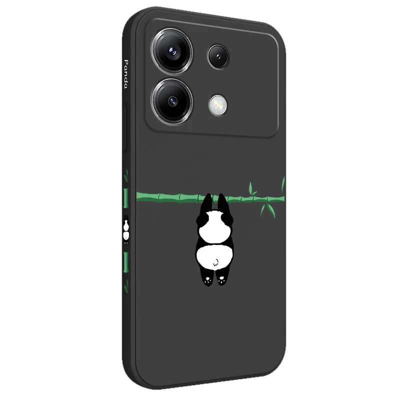 

Cute Panda Cub Phone Case For Xiaomi Poco F7 X7 X6 F6 M6 M5 M5S F5 X5 F4 X4 M4 F3 M3 X3 Pro GT Silicone Cover