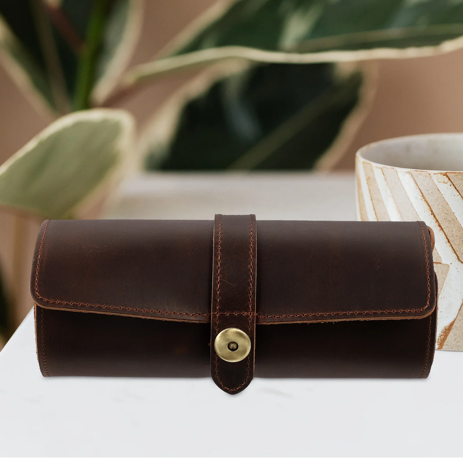 

1pc Box Portable Storage Organizer Single Portable Watch Box Slot Watch Case For Jewelry Display Gift Packaging