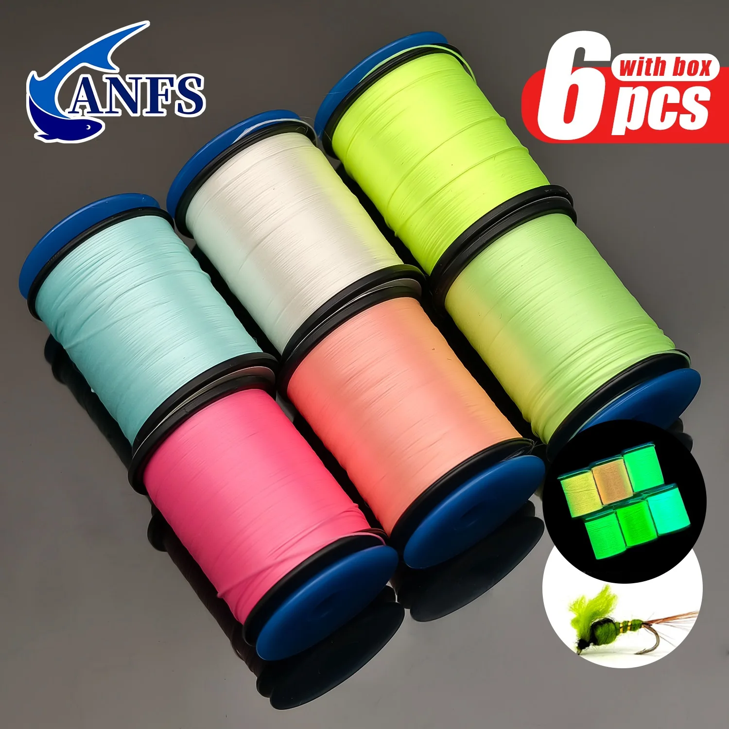 Anfs 6Pcs Glow In D… - image