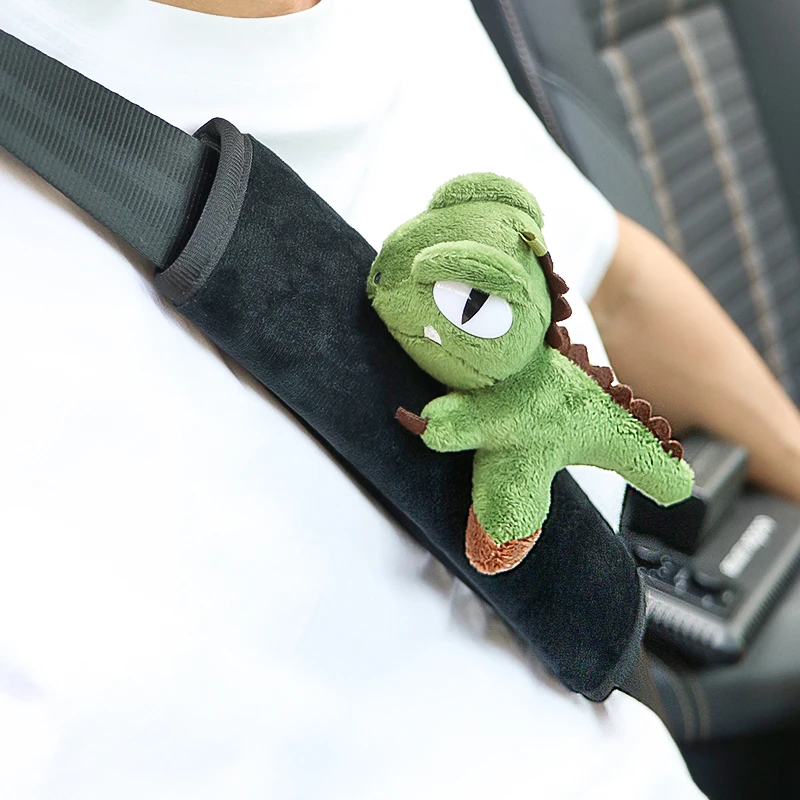 

Cartoon Car Seat Belt Cover Pad Universal Fit, Cute Soft Shoulder Strap Protector Padding Comfortable for Kids Adults Women Men