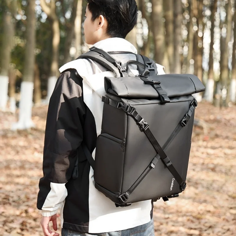 large Camera Backpack DSLR/SLR/Mirrorless Photography Camera Bag Waterproof camera Case with Tripod Holder& Laptop Compartment