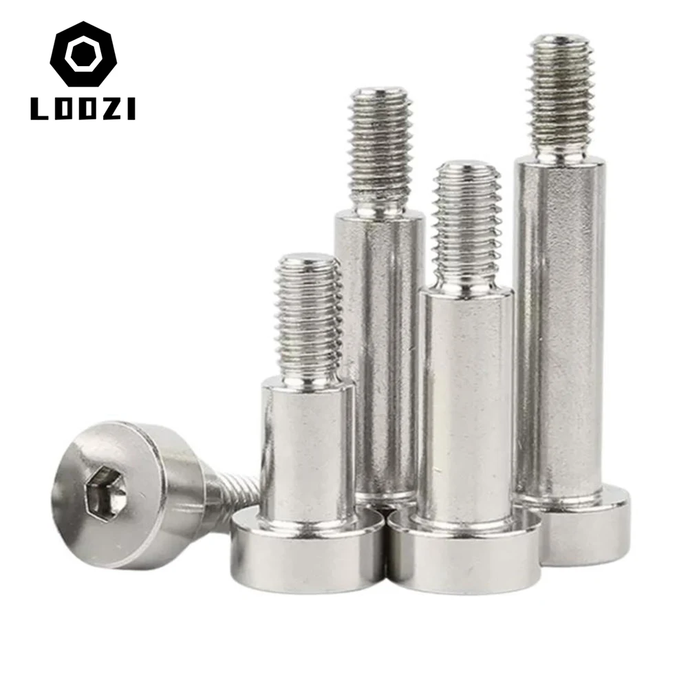 304 A2 Edelstahl Sechskant Innensechskant Kopf Rollenlager Schulterschraube Bolzenmaterial Schraube M2 M2,5 M3 M4 M5 M6 M8 M10 M12 – Detail 3