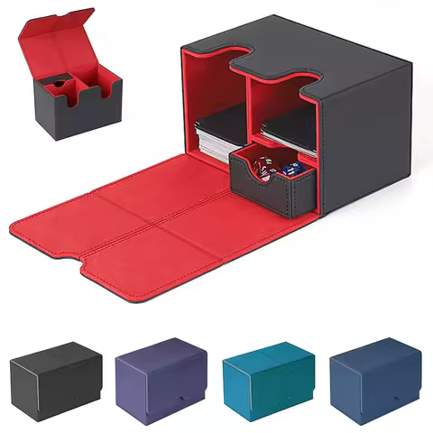 1Pc Trading Card Case Deck Box Storage Hobbies Protective for Durable Baseball Card Holder Display Cards Case