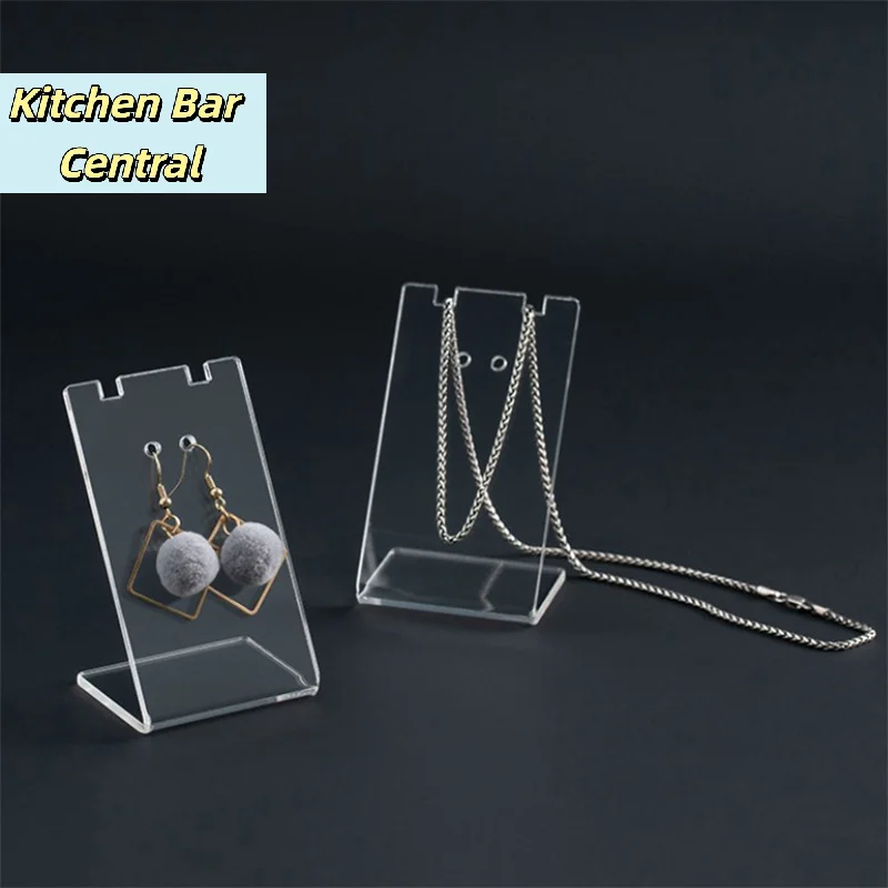 

Подставка-держатель для сережек L-образной формы, прямоугольная, акриловая, профессиональная, для демонстрации ювелирных изделий, витрина для сережек-гвоздиков.