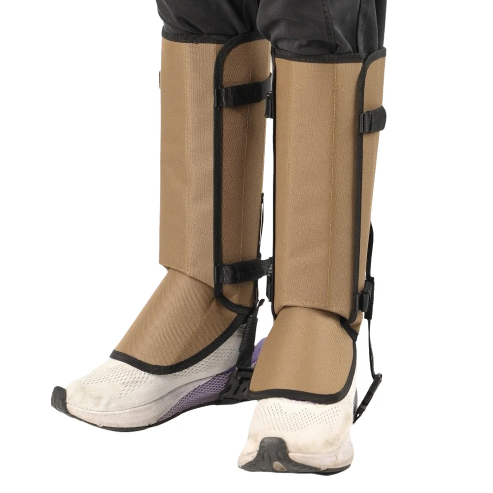 Adjustable Design Outdoor Hiking Gaiters Breathable High-Tube Anti-scratch Knee Pads Anti-Snake Waterproof