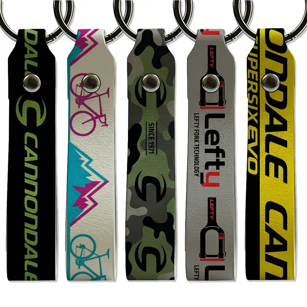Motorcycle Cannondale Metal Keychain Fashion Key Ring Bag Pendant Car Key Accessories Card Holder Charm