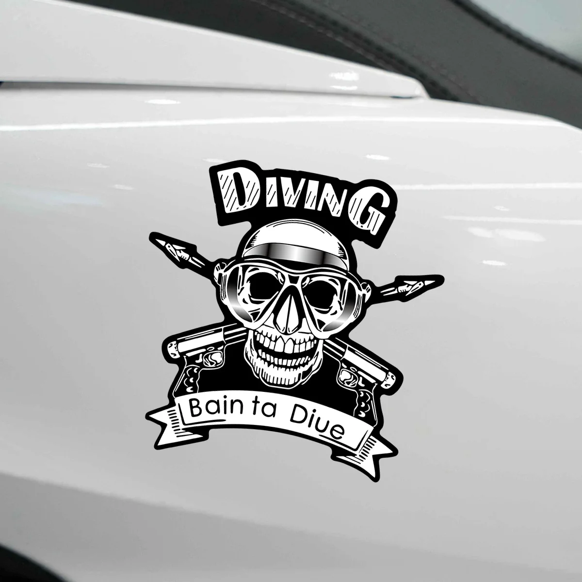 

Набор винтажных наклеек с черепами для мотоциклов, водонепроницаемые виниловые стикеры для мотоциклов, автомобилей и шлемов