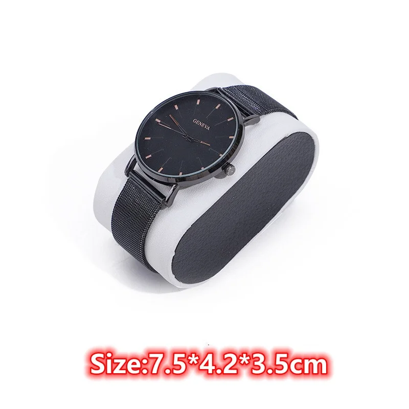 الجملة المخملية وسادة ساعة مربع سوار ساعة اليد مجوهرات يعرض الدعائم للمحلات التجارية المنزلية كونترتوب عرض موقف حامل #1