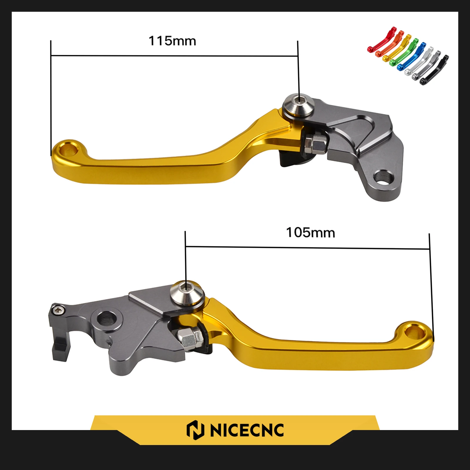

NICECNC For Suzuki DRZ400SM DRZ400S 2000-2021 DR250R DR 250R 1997-2000 Motorcycle Brake Lever Clutch Lever Kit DR-Z 400S 400SM