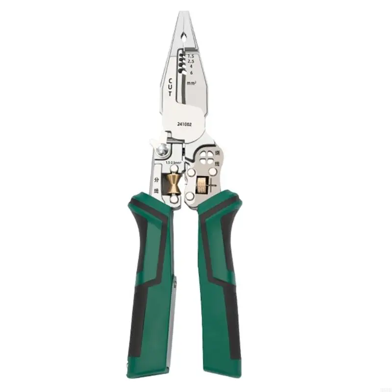 

8 In 1 Wire Stripper Wire Stripping Tool with Tester Cable Cutters M68E