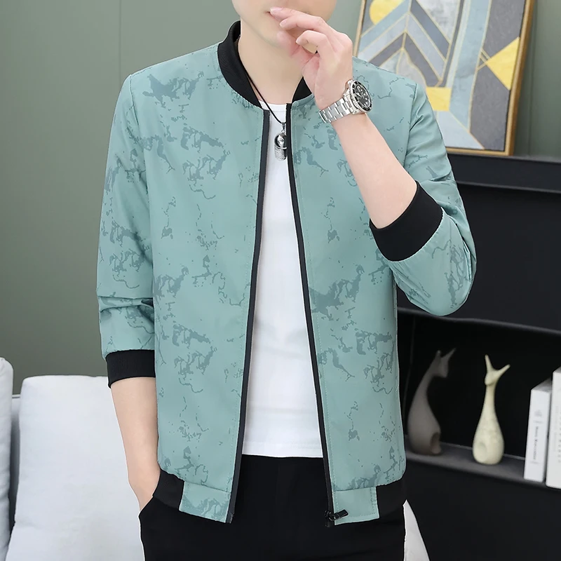 Outdoors, Male, Print, Baseball Shirt, Hiking, Camping, Fishing, Traveling, Sports, Simple, Trendy, Versatile, Casual, Jacket