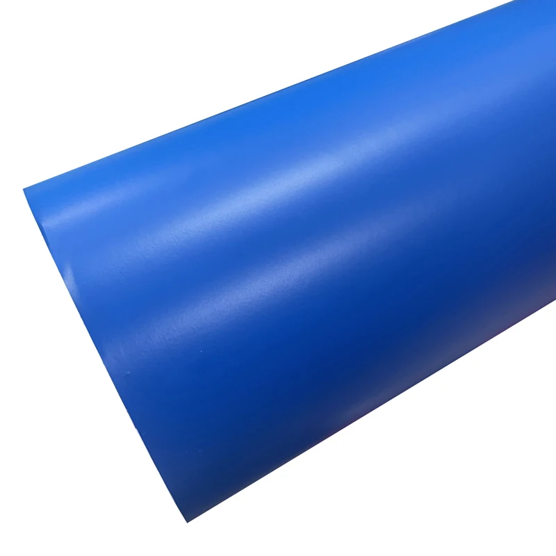 لفة غشاء تغليف من الفينيل باللون الأزرق الداكن غير اللامع، ملصق ذاتي اللصق لتغليف السيارة مع إطلاق الهواء بدون فقاعات #4