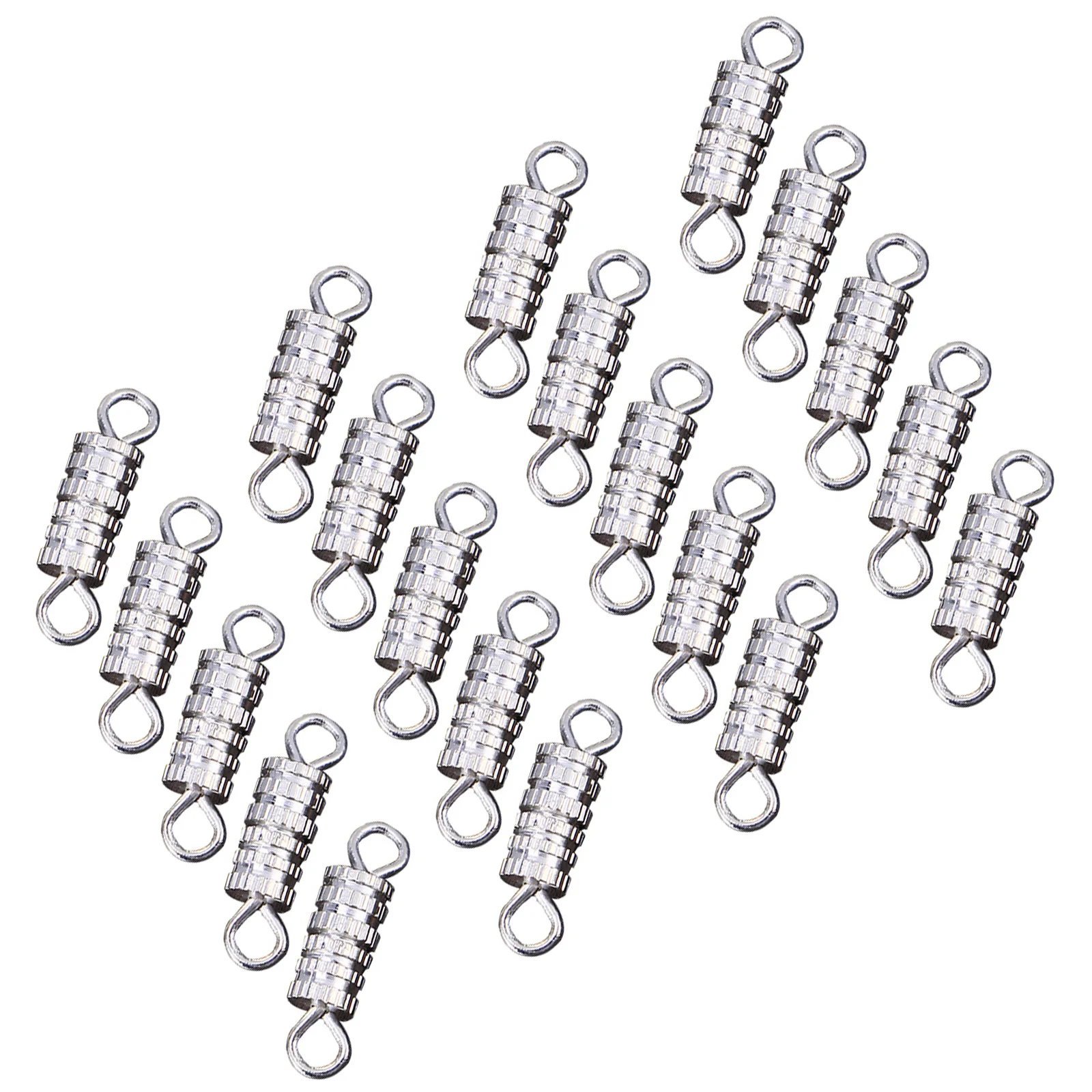 

60Pcs Copper Screw Type Barrel Clasps 4x15mm Jewelry Making Tools for Bracelets Necklaces DIY Repair Accessories