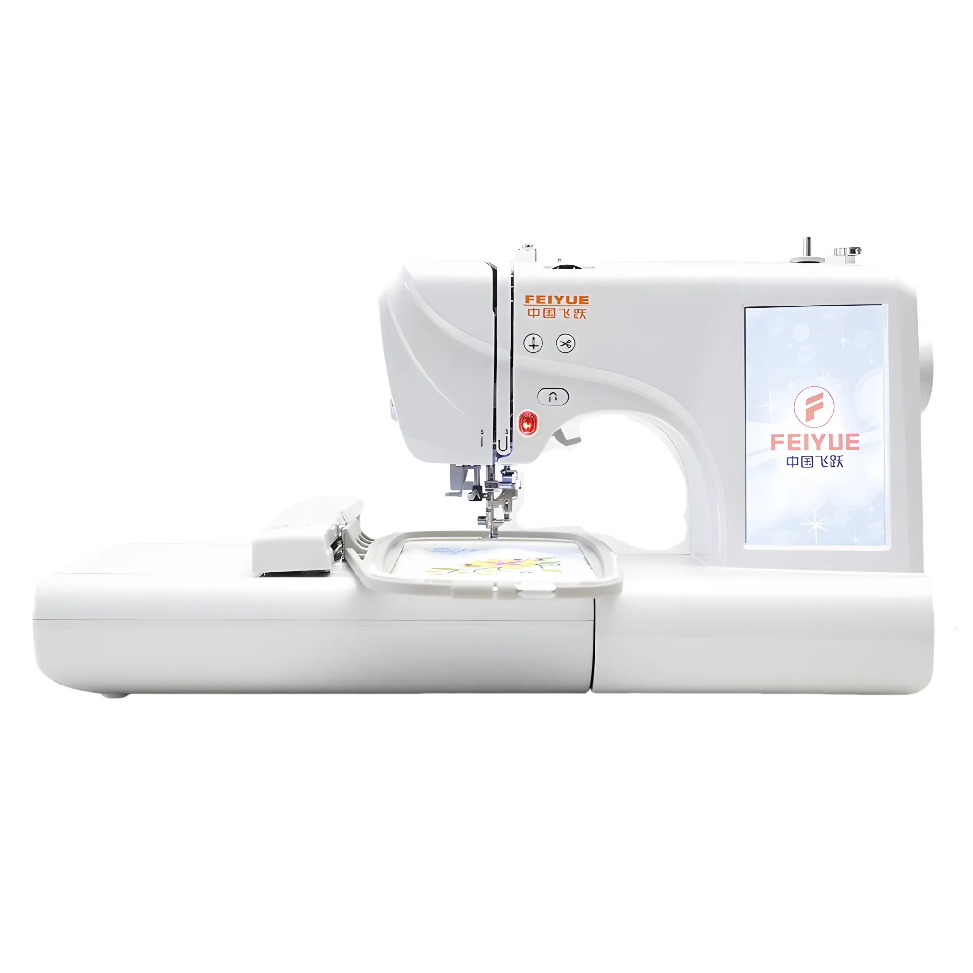 FY-650 Touch Screen Sewing Machine Household 7-inch Color Screen Computer Embroidery Multifunctional DIY Embroidery Machine - Image 4