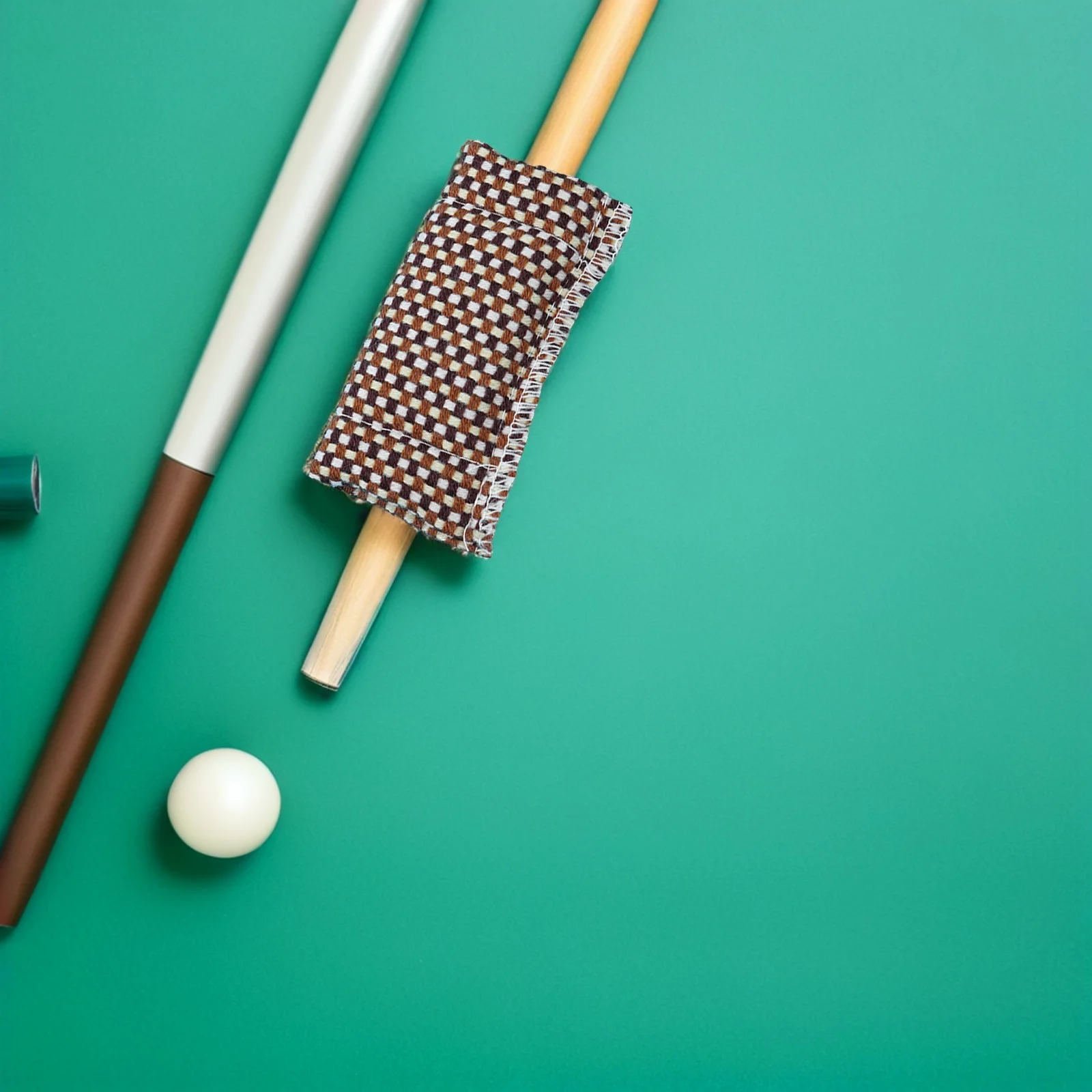 

2 Pcs Billiard Cue Cleaning Cloth Snooker Burnisher Shaft Cleaner Reusable Pool Cue Polisher Towel for Stick Maintenance