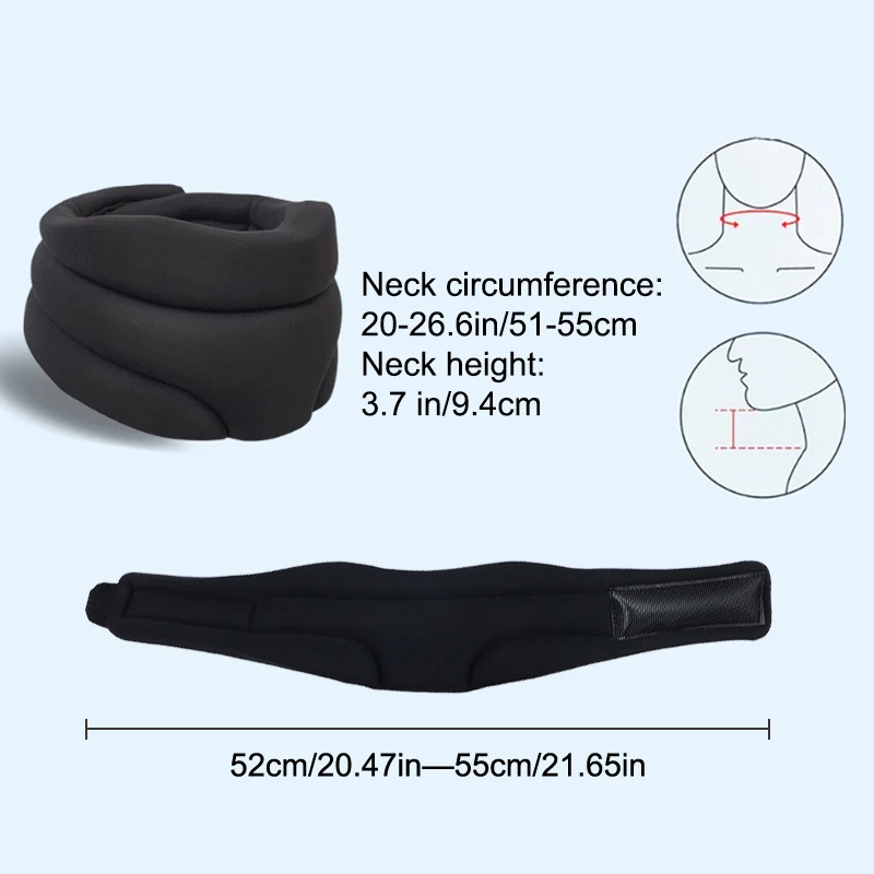 Neck Brace Pressure Relief Cervical Pain Vertebra Protection Neck Spine Brace Travel Nap Health Sleeping Soft Foam Cervicorrect