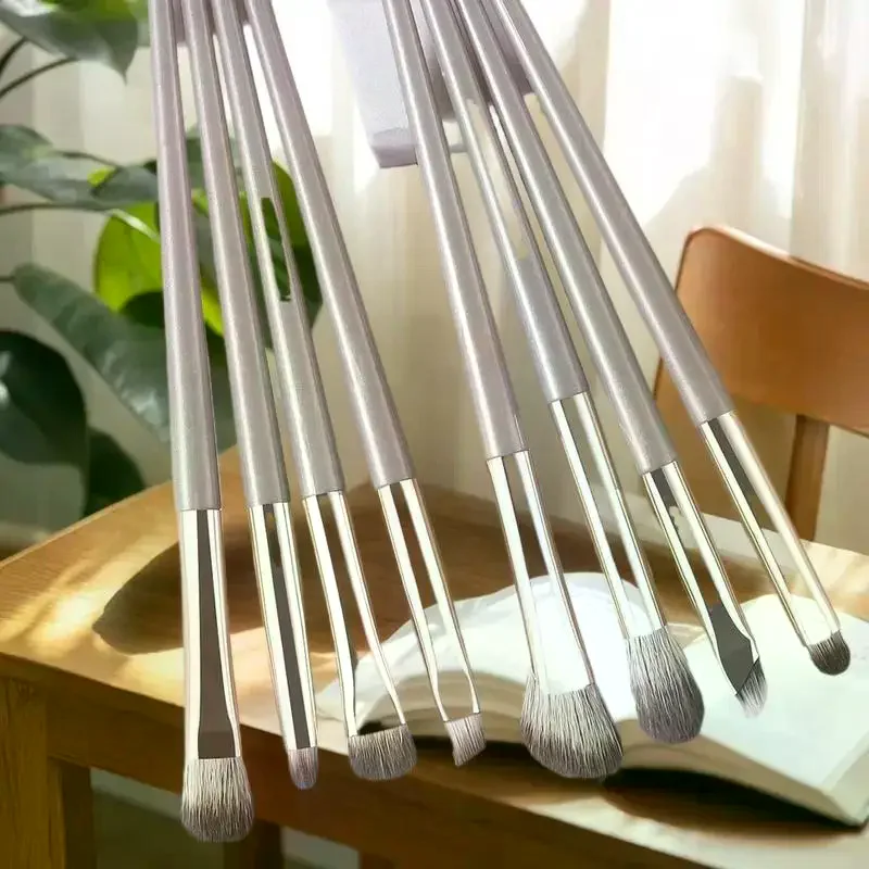 8-delige oogmake-up kwasten Set Detail Oogschaduwborstel Make-upborstel Ultrazachte oogschaduw Eyeliner make-uptool