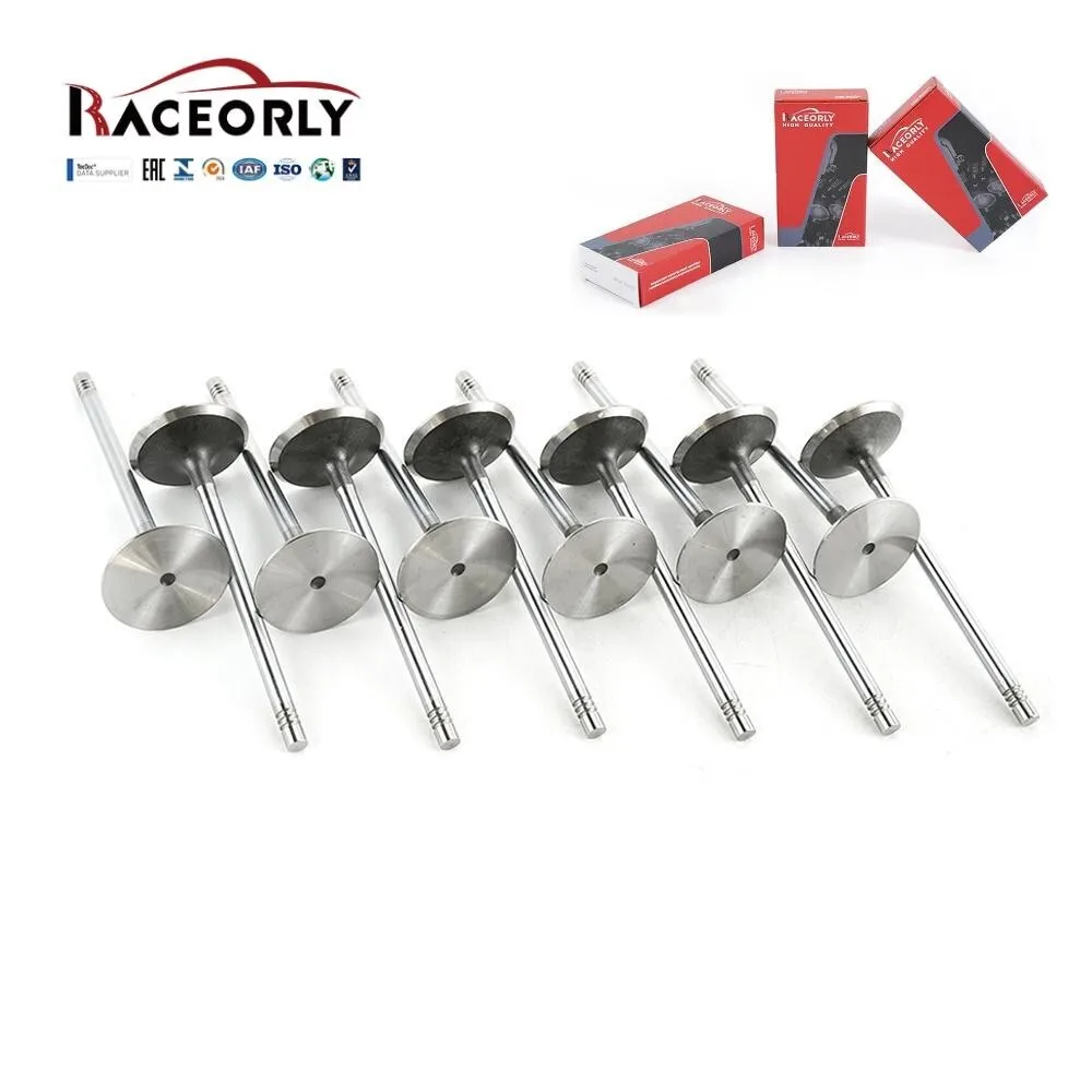 

RACEORLY 12x Engine Intake Valve Set For Mercedes C300 E300 S300 M272 2.5L 3.0L