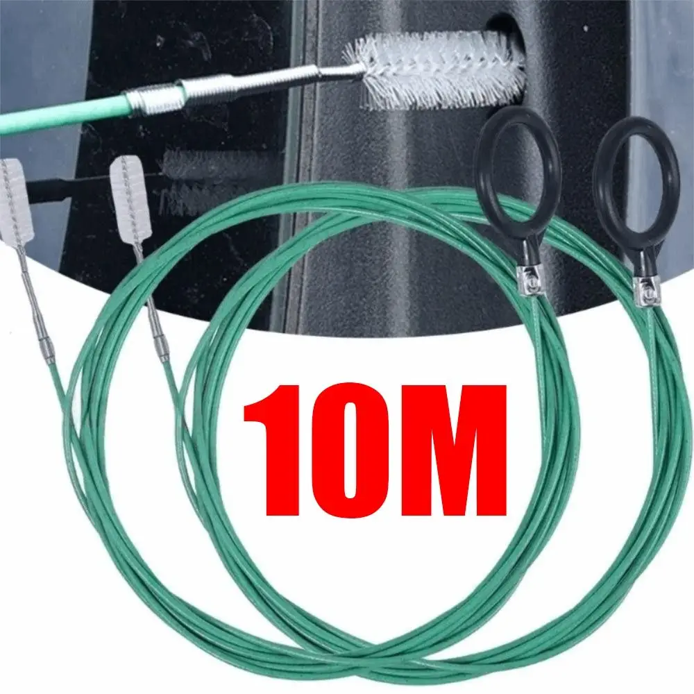 3 Meters/5m/10m Car Drain Cleaning Brush Flexible Universal Car Pipe Tool Cleaner Drain Hole Clog Brush