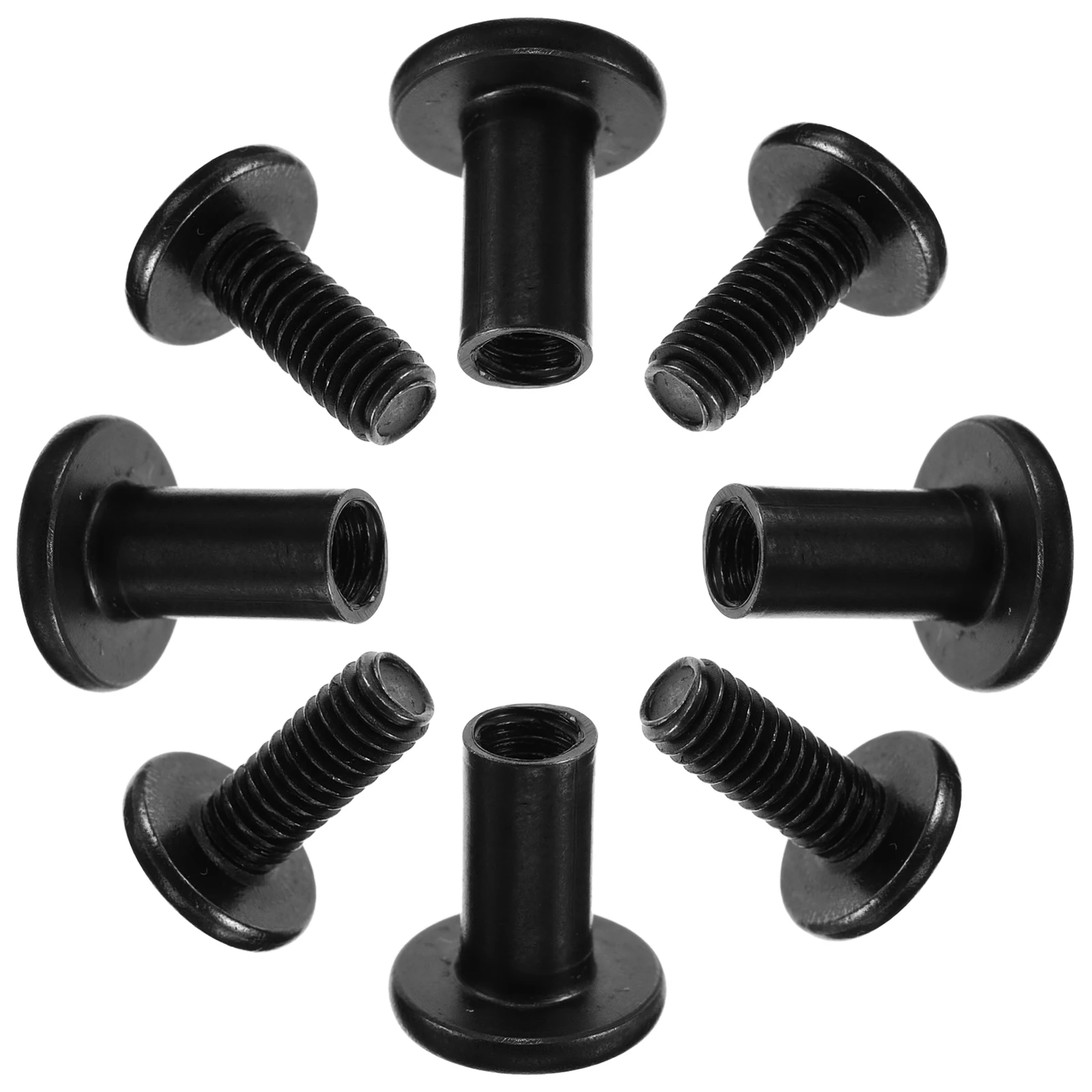 

20 set Socket Cap Screws Iron Furniture Connectors Binding Bolts Nuts Clamp Plates Fasteners Cabinet Bed Frame Repair