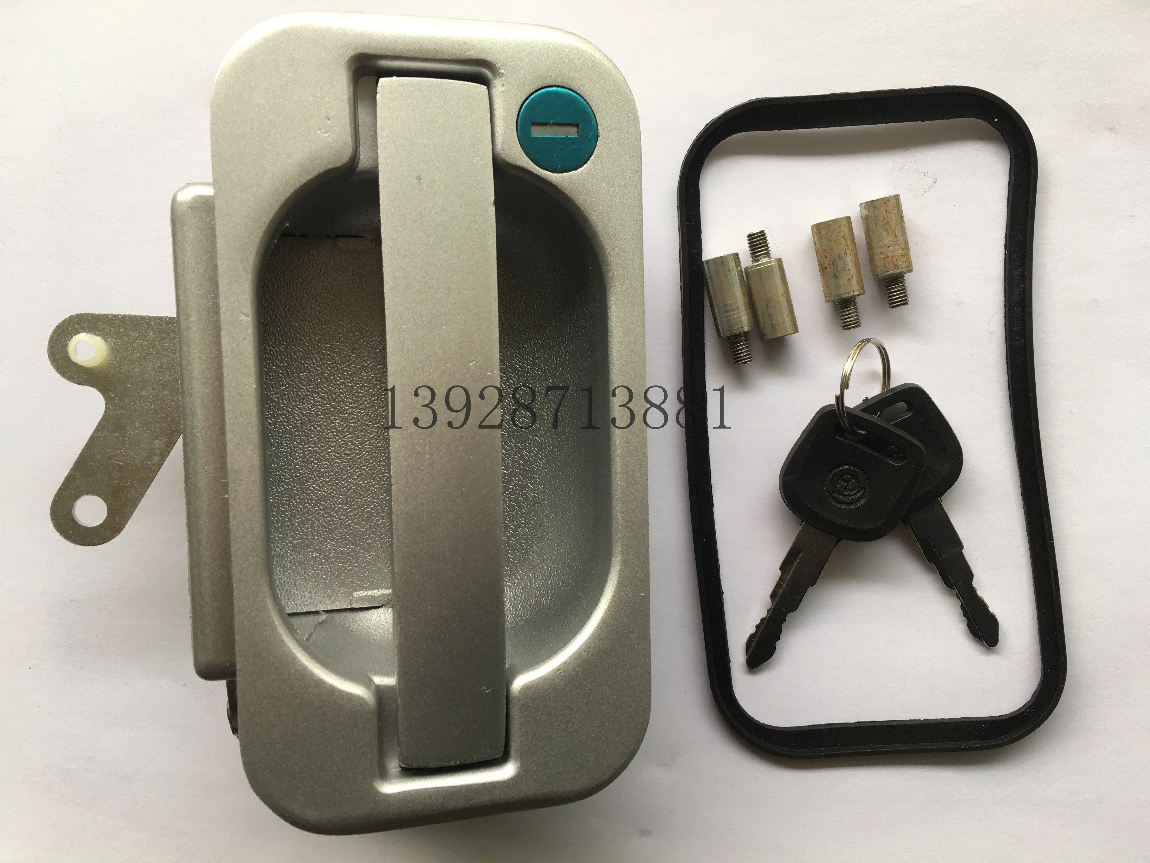 for HIGER Bus Bus Tour Car Rear Engine Warehouse Door Lock Edge Door Lock Silver