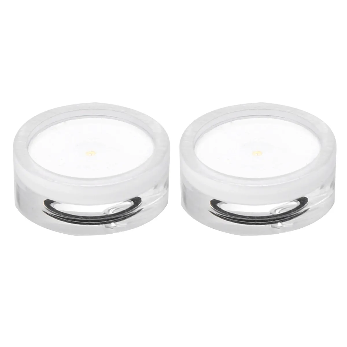 16Pcs Circular Bubble Level 15Mm Dia 6Mm Thick Plastic Spirit Level with Clear Scale Design for All Direction Leveling Wide Temp
