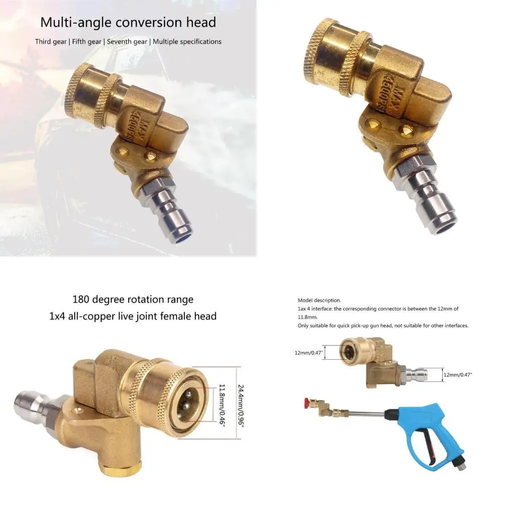 

R9UF 1/4 "Quick Outary Adapter Mopper Adapter Connection для высокого давления