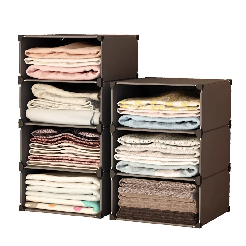 

Dormitory wardrobe layered baffle partition partition cupboard sub-bedroom layered partition storage artifact rack shoe rack