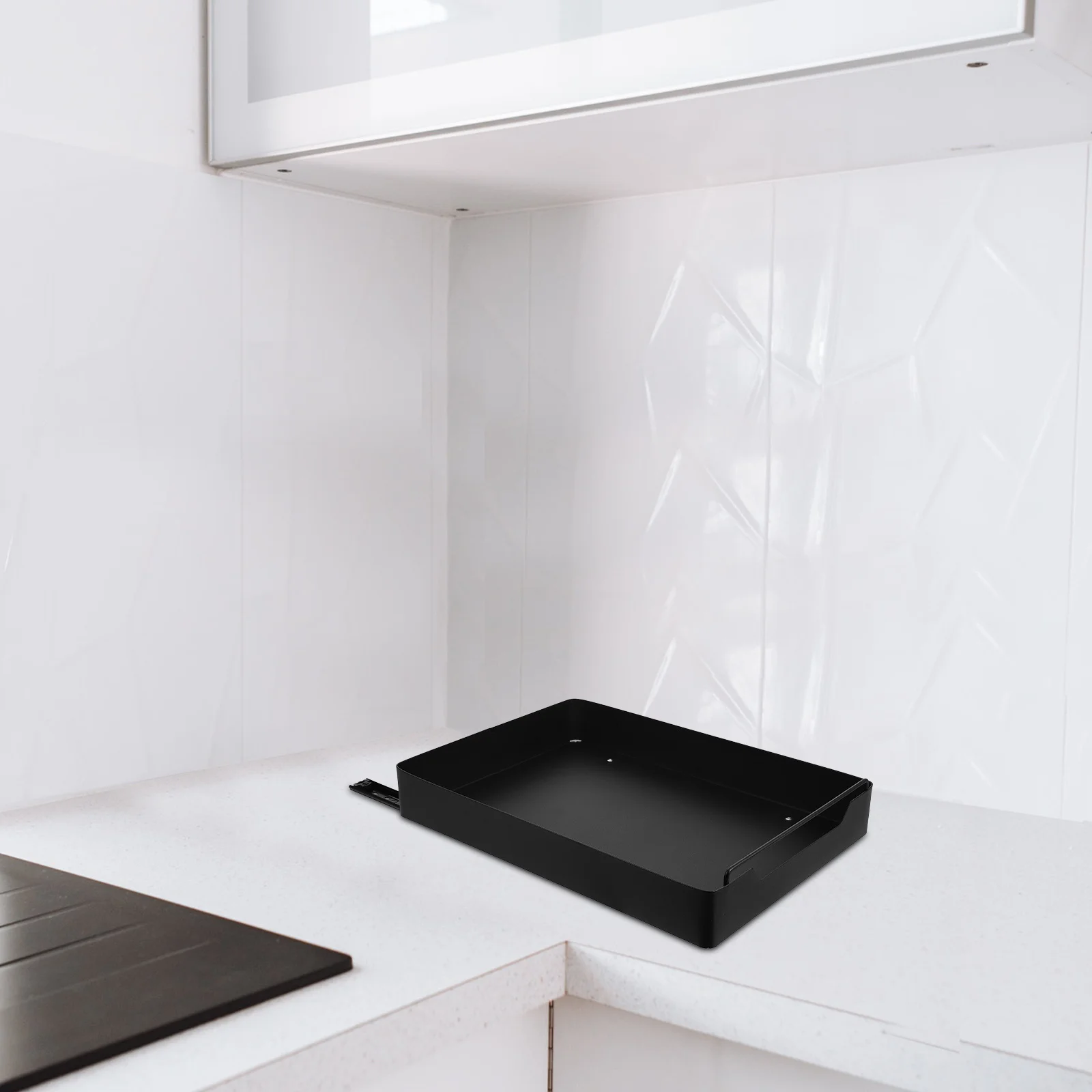 

Adjustable Sliding Shelf Organizer Expandable Pull Out Cabinet Under Sink Storage Heavy Duty Roll Out Pantry Shelves for Kitchen