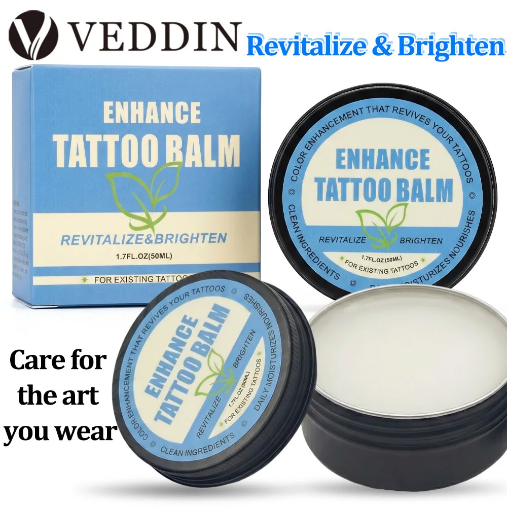 

Professional Tattoo Enhance Balm Revitalize Brighten Existing Tattoos Shea Butter Tattoo Moisturizer Daily Color Care Cream