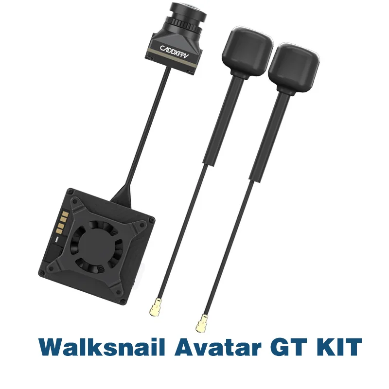 

Caddx Walksnail Avatar GT KIT 1080P 100fps Max 2W VTX Gyroflow Dual Antennas Night Vision Sony Starvis II Sensor Long Range
