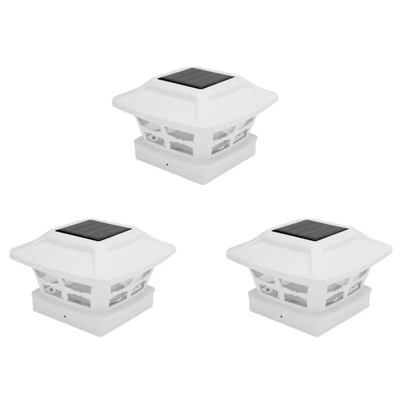 

Солнечные светильники ELEG-3X для столбов, 2 режима освещения, светодиодные светильники для ограждений и заборов, для деревянных столбов 4x4, декор для сада, теплый белый свет