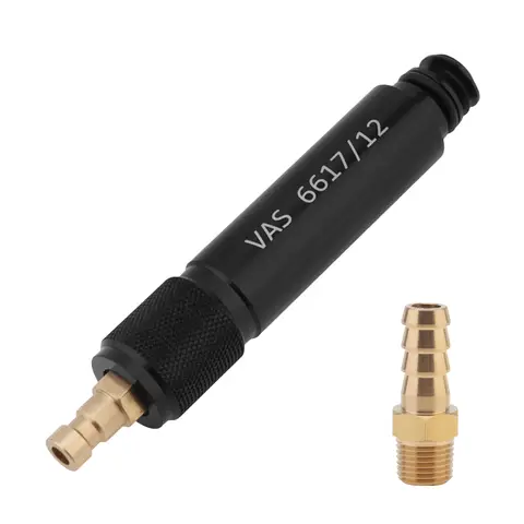 VAS 6617 12 Audi Volkswagen 2 변환 조인트 알루미늄 합금 변속기 충전 도구 용 누출 방지 7 단 급유 어댑터