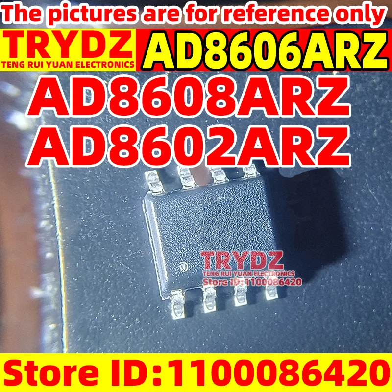 20-1pcs New AD8606ARZ AD8602ARZ SOP8 / AD8608ARZ SOP14 Broadband operational amplifier