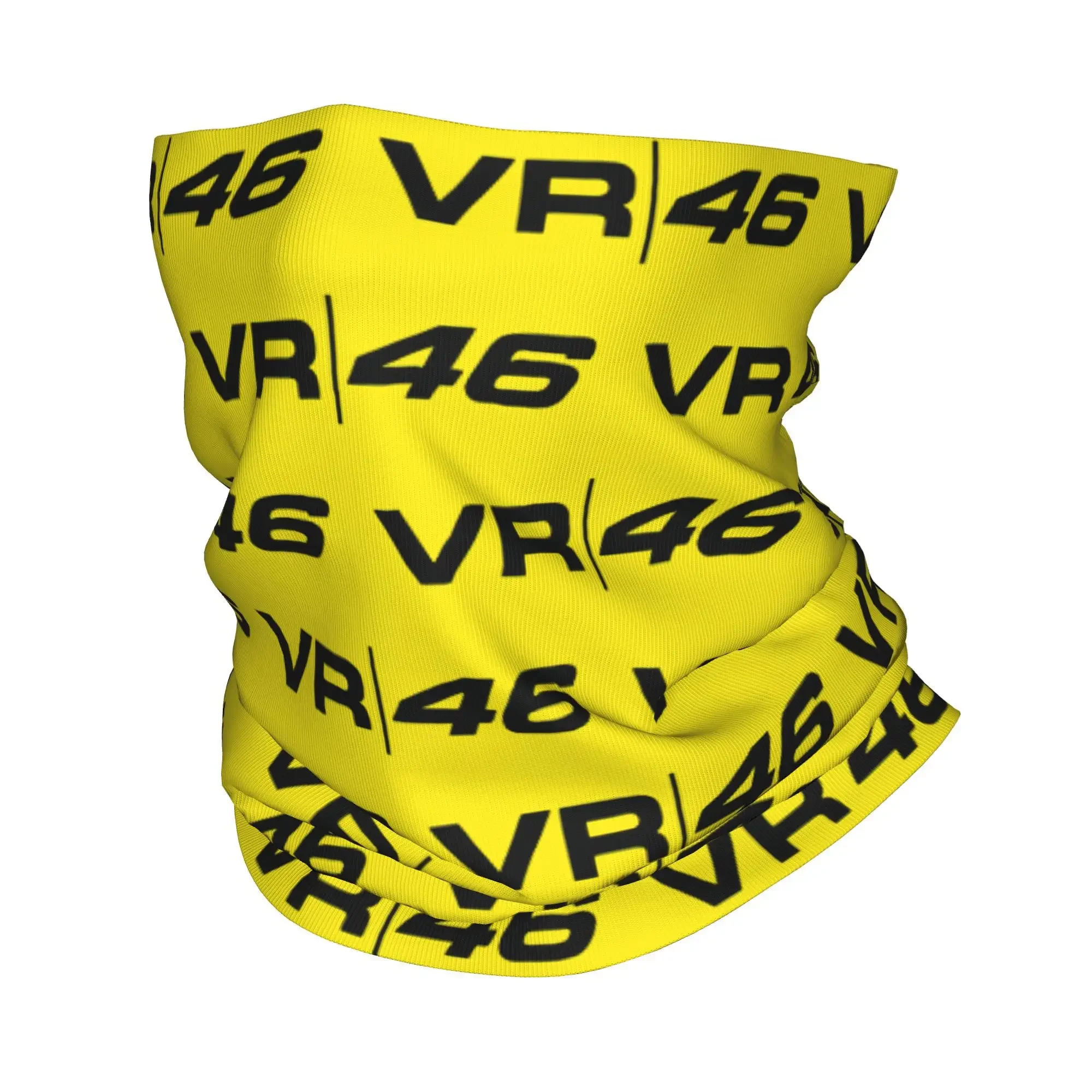 Custom Motor-Gp Rossi-Race Bandana Winter Neck Warmer Men Windproof Wrap Face Scarf for Hiking VR-46 Motorcycle Gaiter Headband