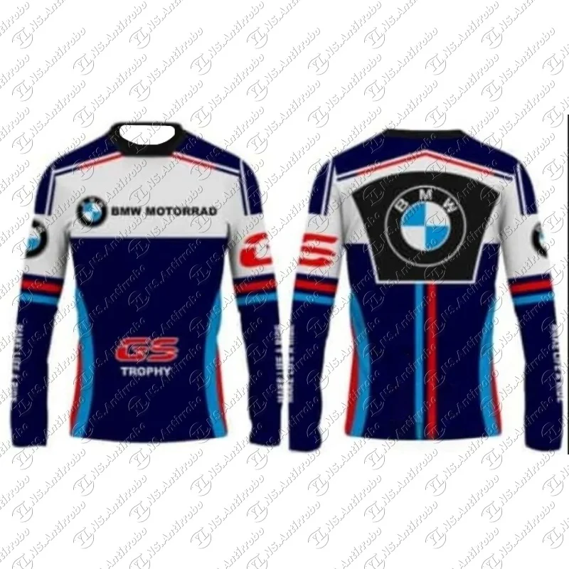 

BMW Racing Motorcycles, Cars, Sports Round-neck Long-sleeved T-shirts, Breathable And Quick-drying Clothes For Men And Women