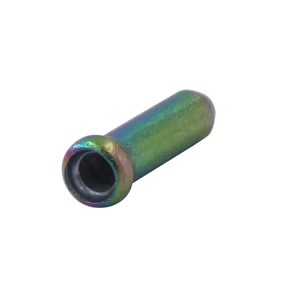 20/30pcs Bicycle Inner Wire Cable End Cap Brake/Gear Ferrules Crimps Rainbow Aluminum Alloy Caps Bike Accessories