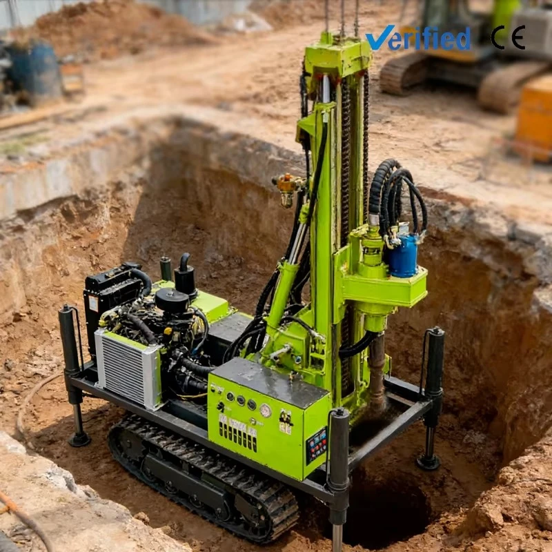 Energy Saving Low Consumption DTH Pneumatic Drilling Rig for Emergency Commercial Water Wells Perforación Pozo