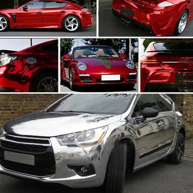 

High Gloss Electroplating Mirror Film provide strong shines Enhances Appearance Suitable for Furniture & Car Decoration 32GB