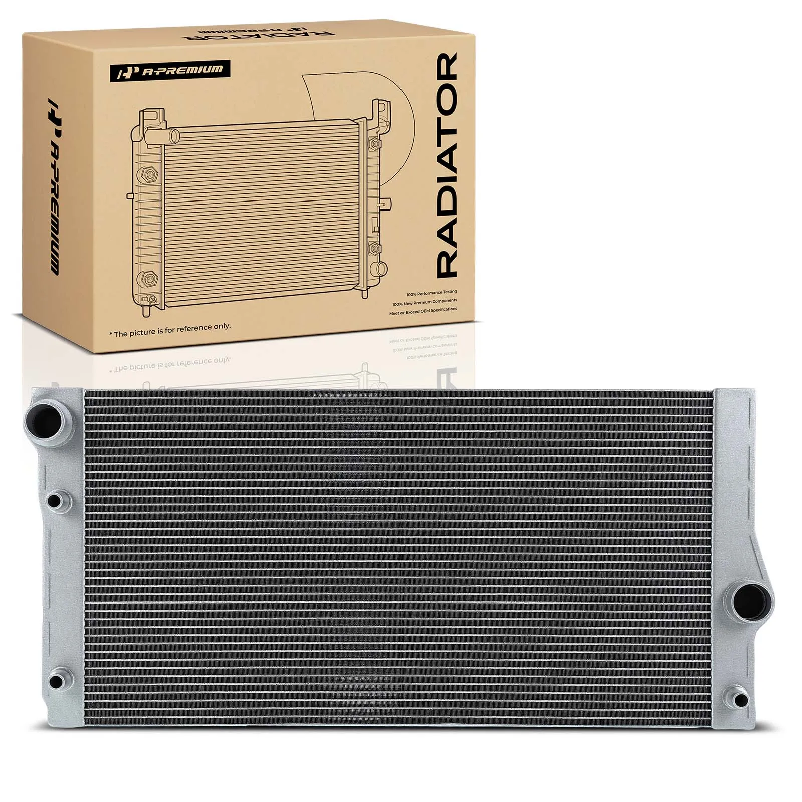A-Premium Aluminum Radiator for BMW 535i 2011-2016 535i GT 2010-2017 ActiveHybrid 5 2012-2016 740i 740Li 2011-2012