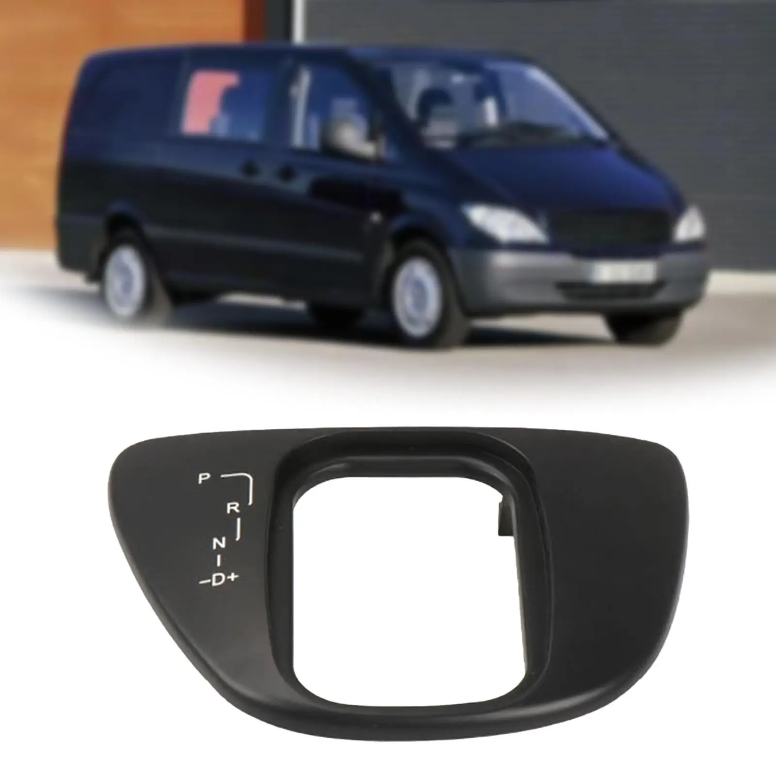 

6392600073 Automatic Gear Shift Cover Center Lever Shifter Cover for vito W636 Direct Replace Sturdy Supplies Black