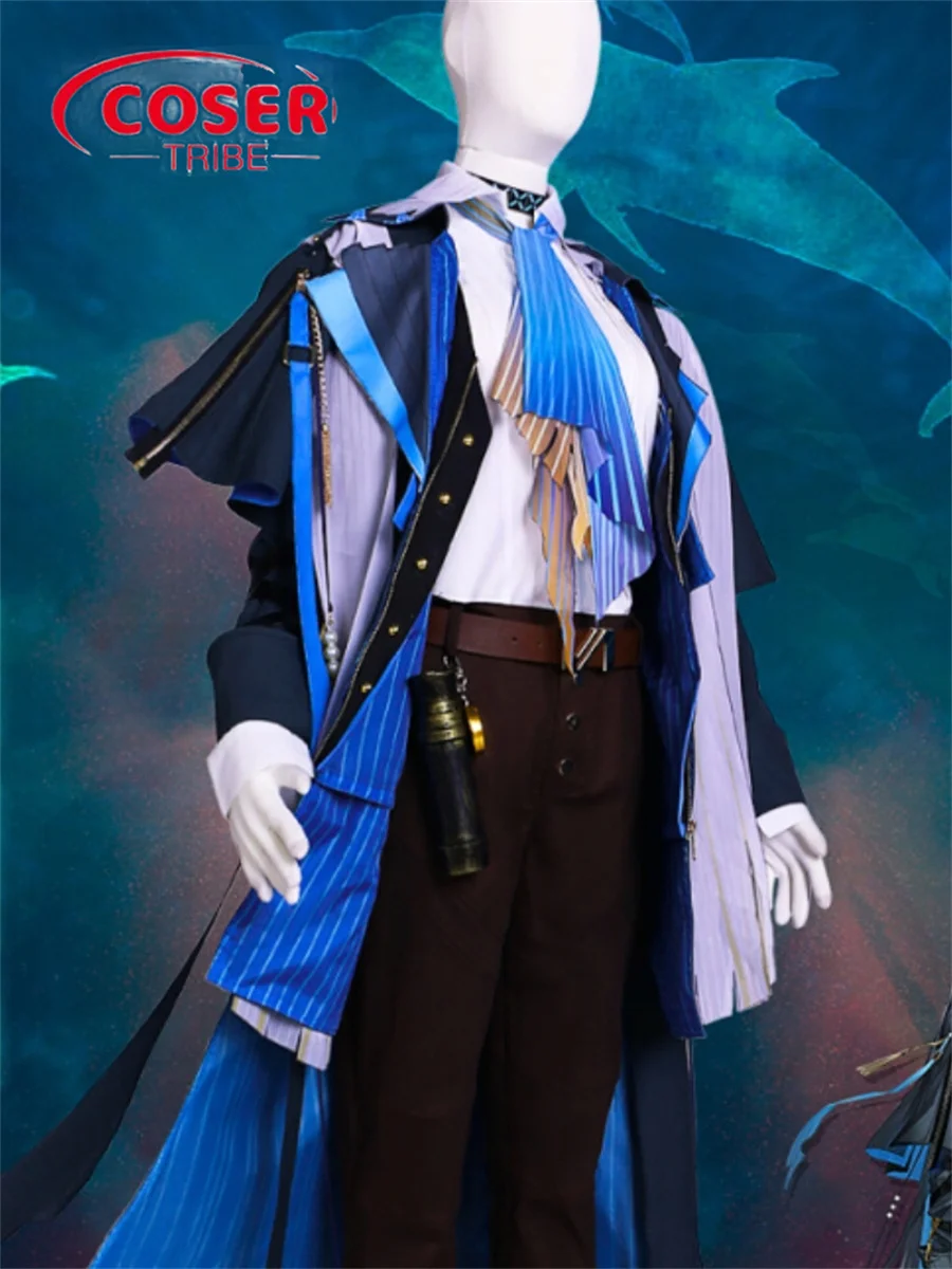 Coser Stam Anime Game Arknights Lumen Pak Halloween Carnaval Rol Cosplay Kostuum Complete Set