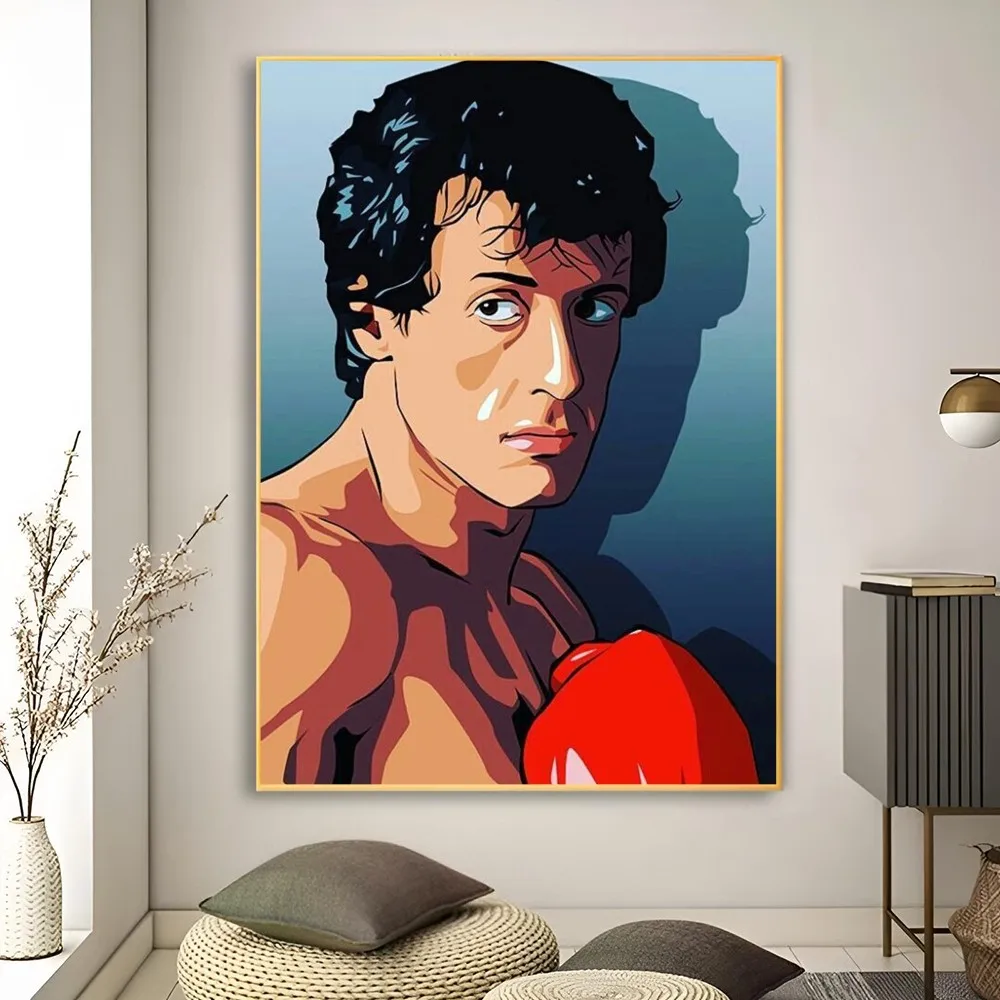 1pc Rocky Balboa Poster Poster Art Print Bar Living Room Furniture Decor