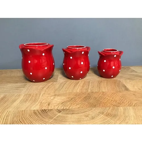 Bibizdevar Polka Dot 3'Lü Jar Set