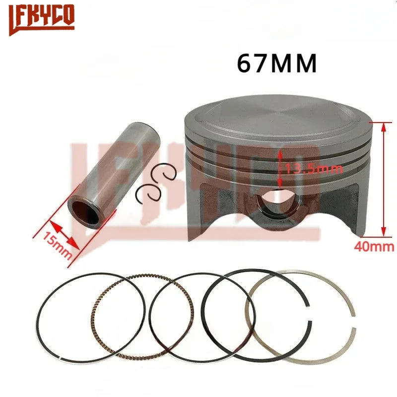 67mm 235cc Big Bore Cylinder Piston rings Kit For Honda CRF230F CRF 230 F SL230 XR230 FTR223 SL XR 230cc motorcycle Engine Parts