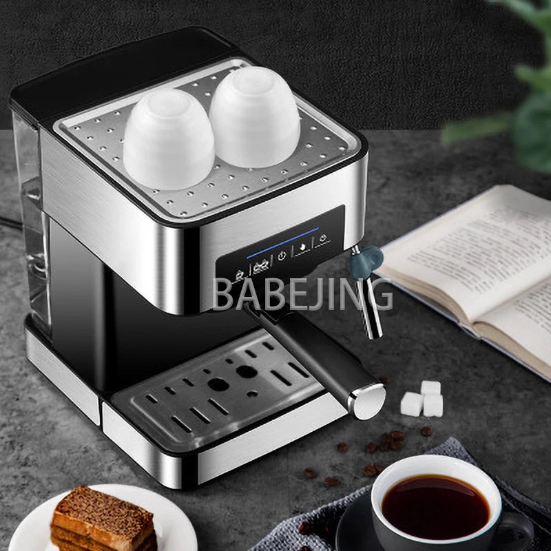 BABEJING New Coffee Machine Home Italian Cappuccino Coffee Machine Concentrated Steam Brewing Machine