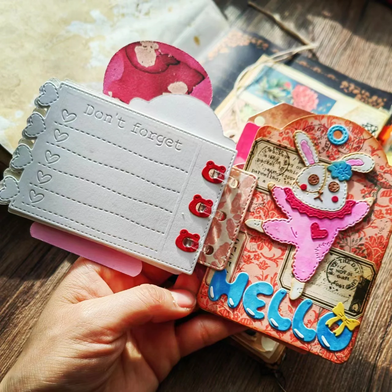 [GOGOCRAFT] JM028 Cute Journal Set -Cutting Dies for JunkJournal Scrapbooking PaperDIY Original Designs