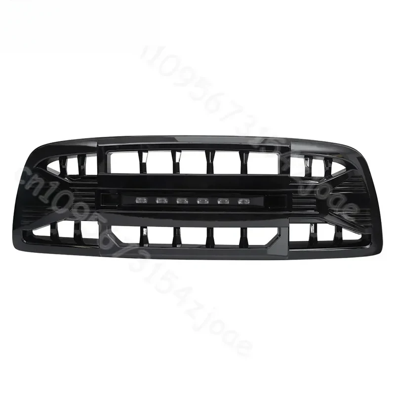 Premium Glossy Black Front Center Armor Grille Exterior Mod Part For Ram1500 2009‑2012